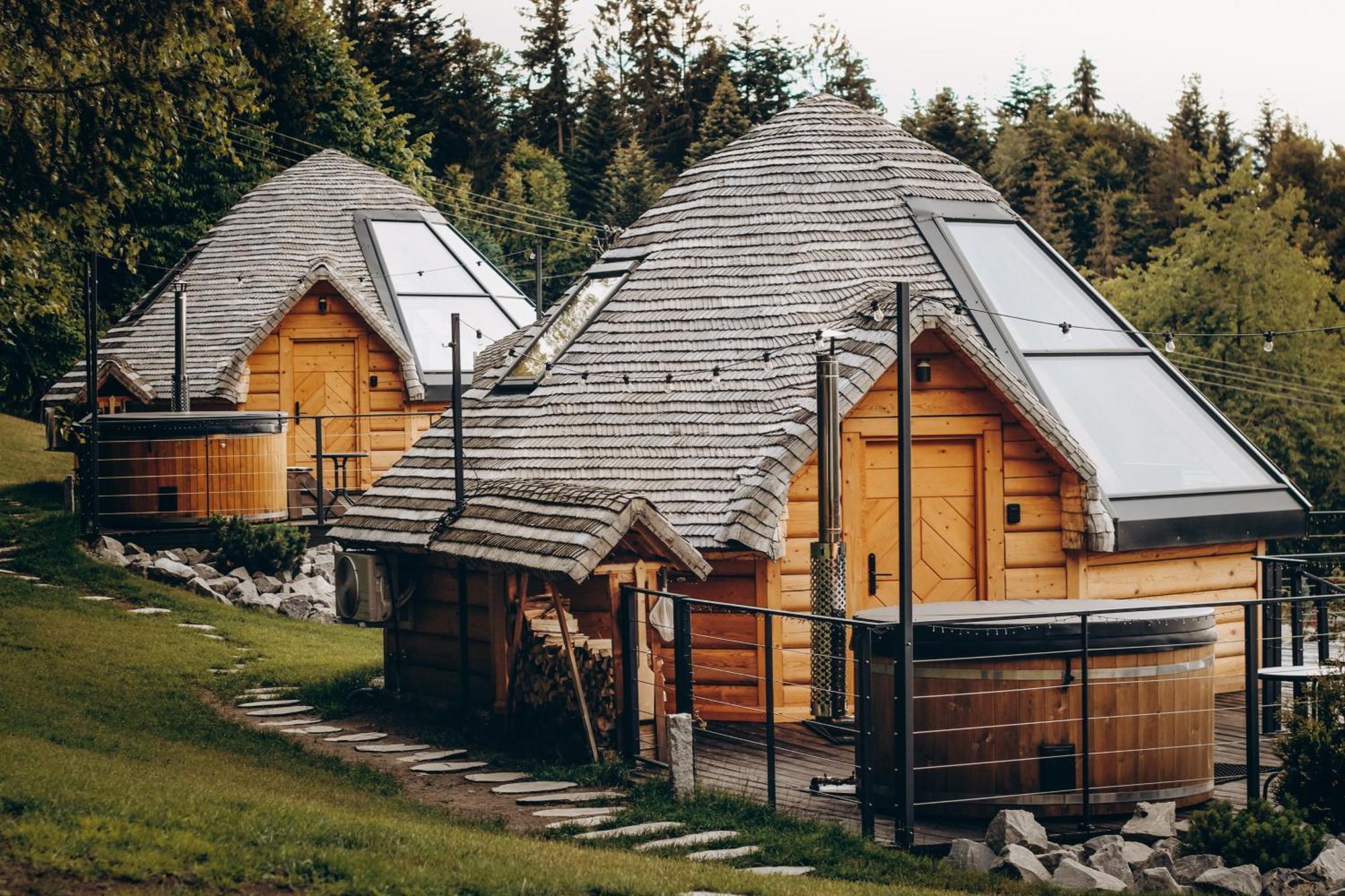 Osada Poli Koniakow - Panoramiczny Domek Nr 2 Z Prywatna Balia I Hydromasazem Kültér fotó